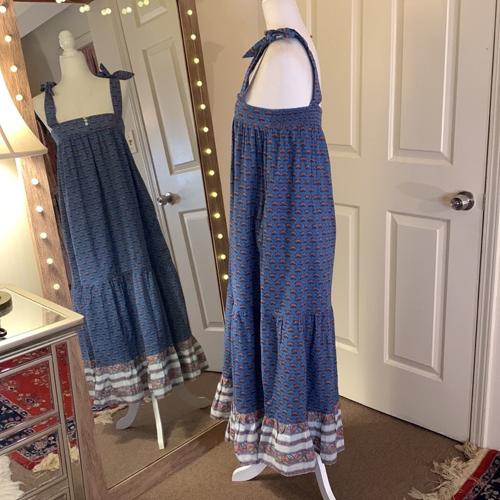 Free People x Cleobella Blue Lotus Midi Dress - Picture 11 of 15